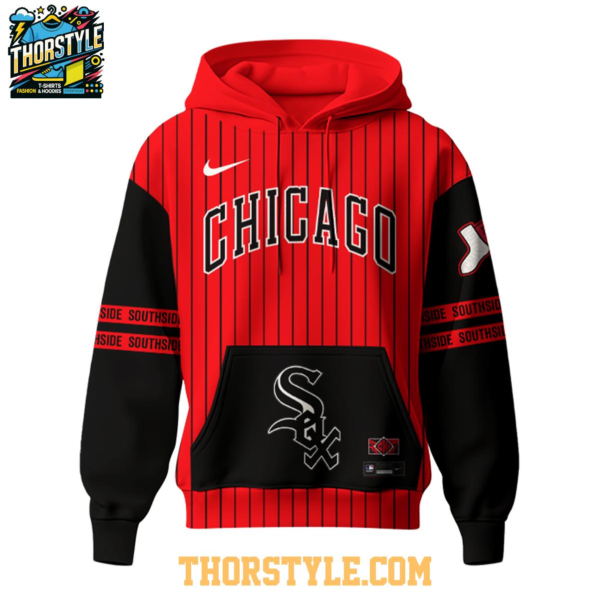 Chicago White Sox 2025 City Connect Southside Hoodie T-Shirt Chicago White Sox 2025 City Connect Southside Hoodie T-Shirt