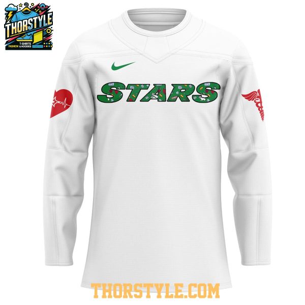 Dallas Stars Nurses Appreciation Work Of Heart 2025 Hockey Jersey
