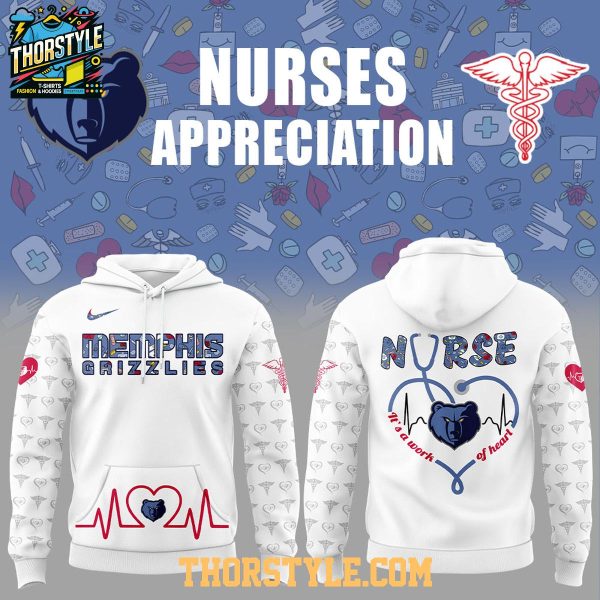 Memphis Grizzlies Nurses Appreciation Night 2025 Hoodie T-Shirt