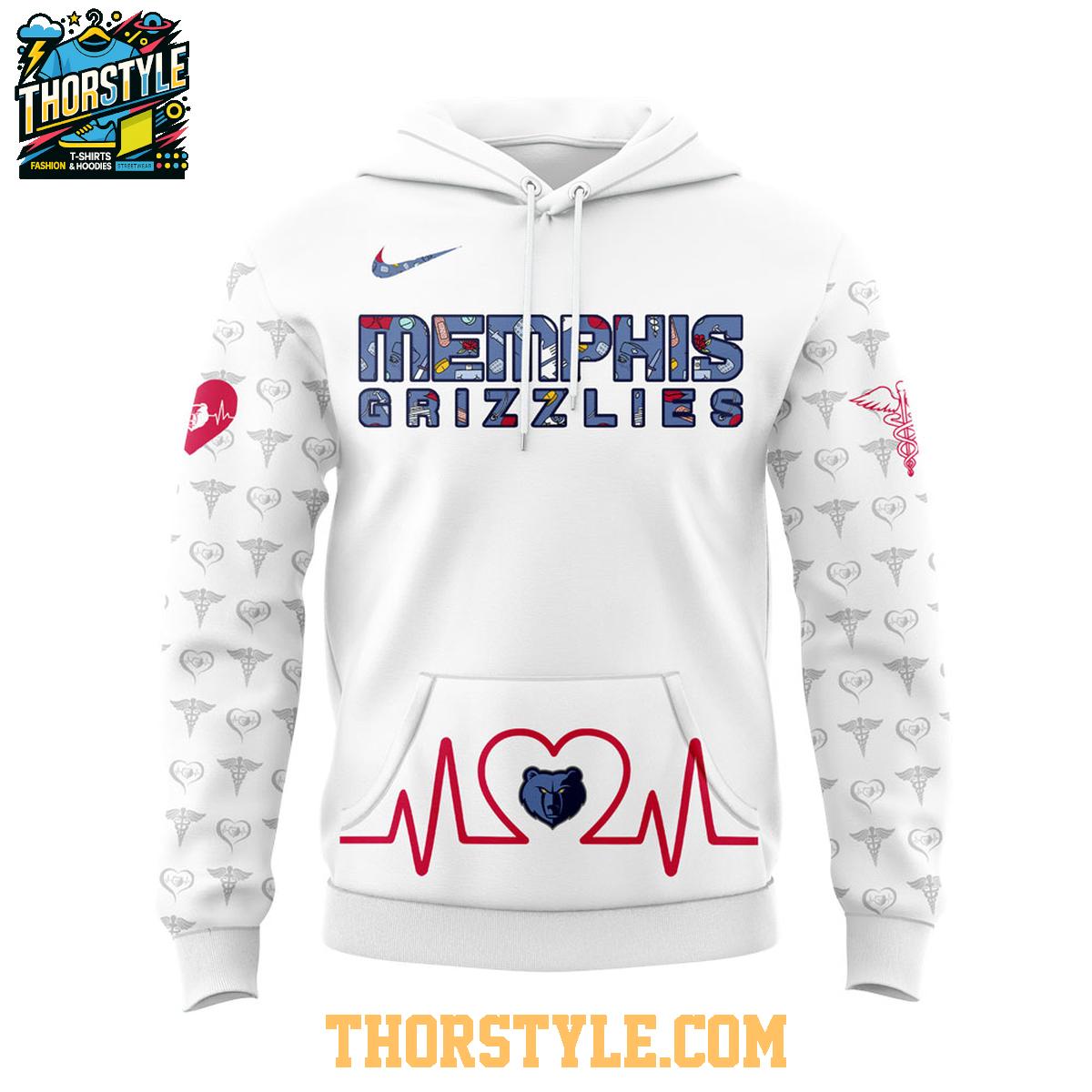 Memphis Grizzlies Nurses Appreciation Night 2025 Hoodie T-Shirt Memphis Grizzlies Nurses Appreciation Night 2025 Hoodie T-Shirt