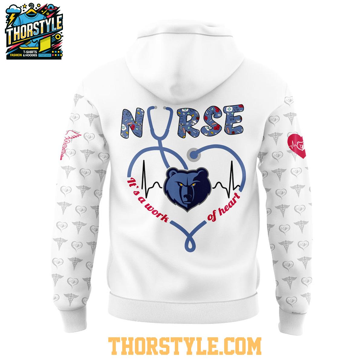 Memphis Grizzlies Nurses Appreciation Night 2025 Hoodie T-Shirt Memphis Grizzlies Nurses Appreciation Night 2025 Hoodie T-Shirt