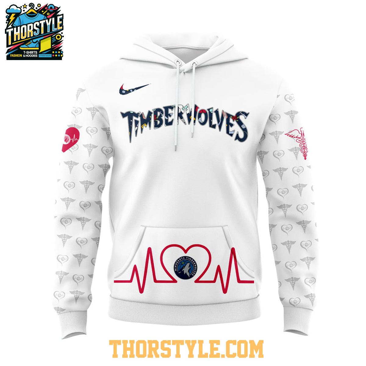 Minnesota Timberwolves Nurses Appreciation Night 2025 Hoodie T-Shirt Minnesota Timberwolves Nurses Appreciation Night 2025 Hoodie T-Shirt