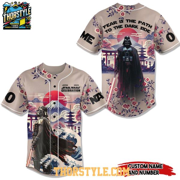 Star Wars Fear Is The Path To The Dark 2025 Custom Baseball Jersey