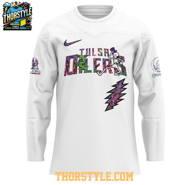 Tulsa Oilers Grateful Dead Night Celebration 2025 Hockey Jersey