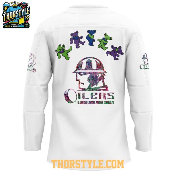 Tulsa Oilers Grateful Dead Night Celebration 2025 Hockey Jersey