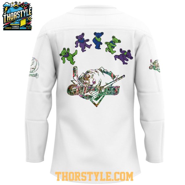 Utah Grizzlies Grateful Dead Night Celebration 2025 Hockey Jersey