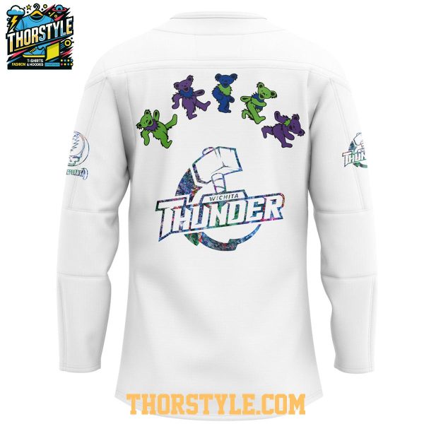 Wichita Thunder Grateful Dead Night Celebration 2025 Hockey Jersey