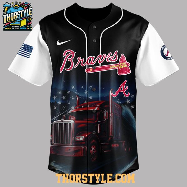 Atlanta Braves Nation Truck Driver Appreciation 2025 Proud Baseball Jersey