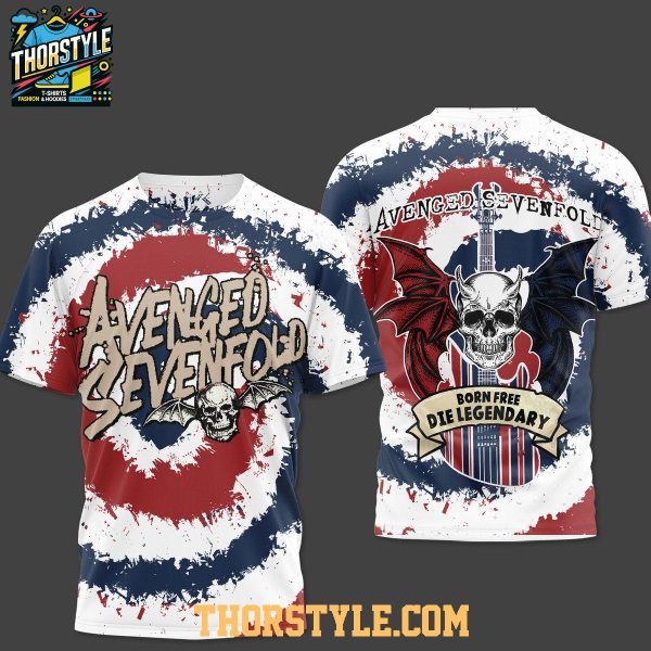 Avenged Sevenfold Born Free Die Legendary Hoodie T-Shirt