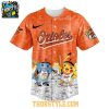 Baltimore Orioles 2025 PokC3A9mon Pikachu Bulbasaur Charmander Squirtle Baseball Jersey 2 2stQU.jpg
