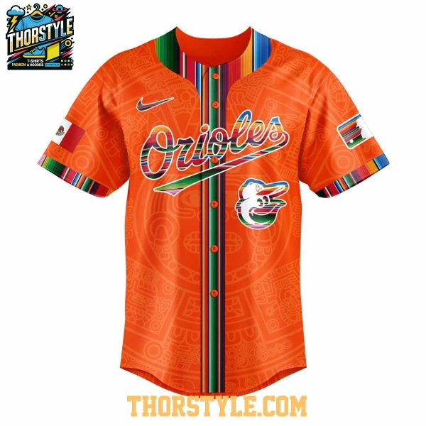 Baltimore Orioles Mexican Heritage Familia 2025 Personalized Baseball Jersey
