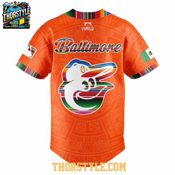 Baltimore Orioles Mexican Heritage Familia 2025 Personalized Baseball Jersey
