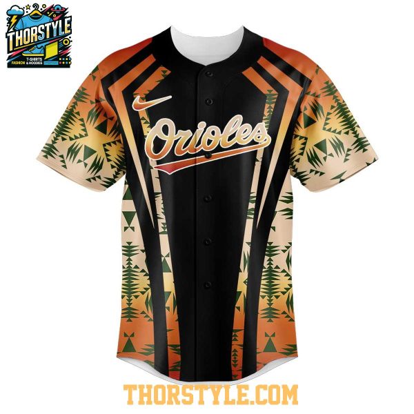Baltimore Orioles This Is Native American Heritage 2025 Baseball Jersey