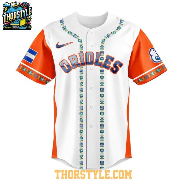 Baltimore Orioles Traditional Salvadoran El Salvador Heritage 2025 Baseball Jersey