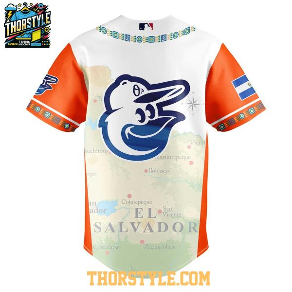 Baltimore Orioles Traditional Salvadoran El Salvador Heritage 2025 Baseball Jersey
