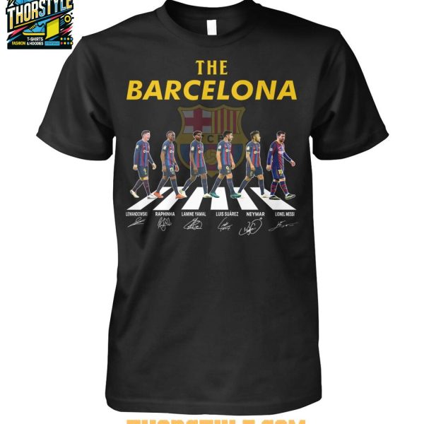 Barcelona La Liga 2025 Road Of The Champions The Barca T-Shirt