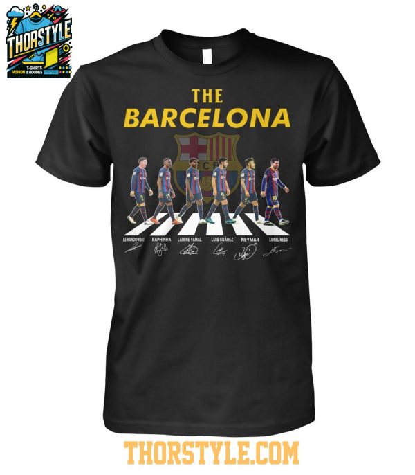 Barcelona La Liga 2025 Road Of The Champions The Barca T-Shirt