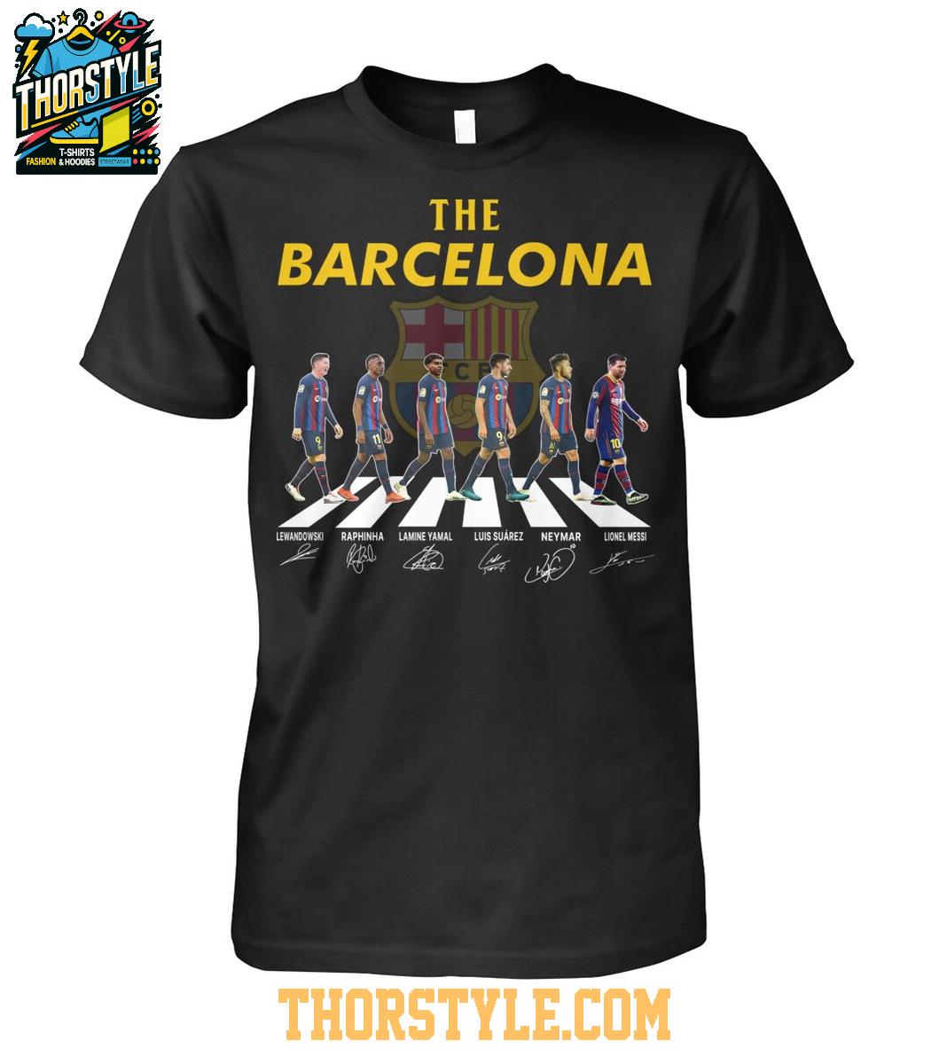Barcelona La Liga 2025 Road Of The Champions The Barca T-Shirt Barcelona La Liga 2025 Road Of The Champions The Barca T-Shirt