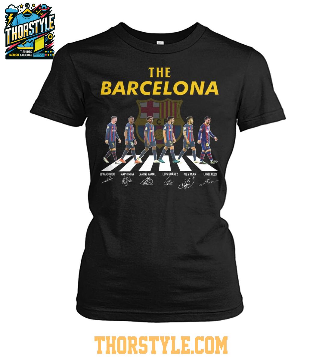 Barcelona La Liga 2025 Road Of The Champions The Barca T-Shirt Barcelona La Liga 2025 Road Of The Champions The Barca T-Shirt
