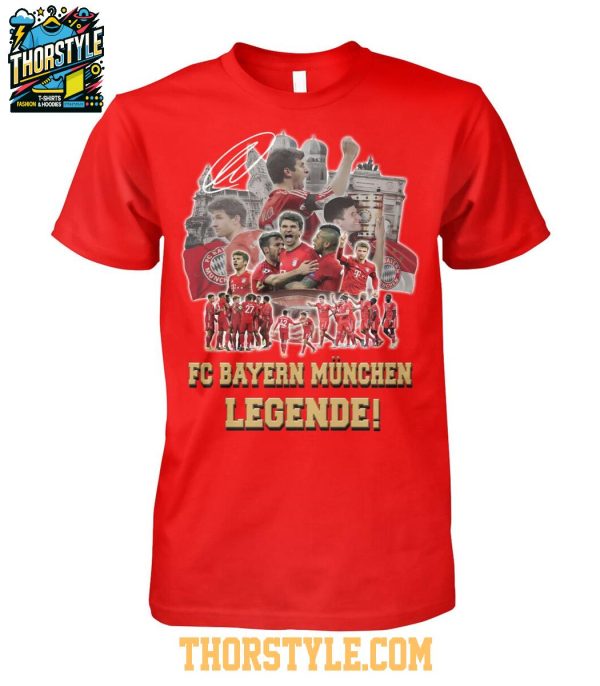 Bayern Munchen FC Thomas Muller Legende 2025 The Memories T-Shirt