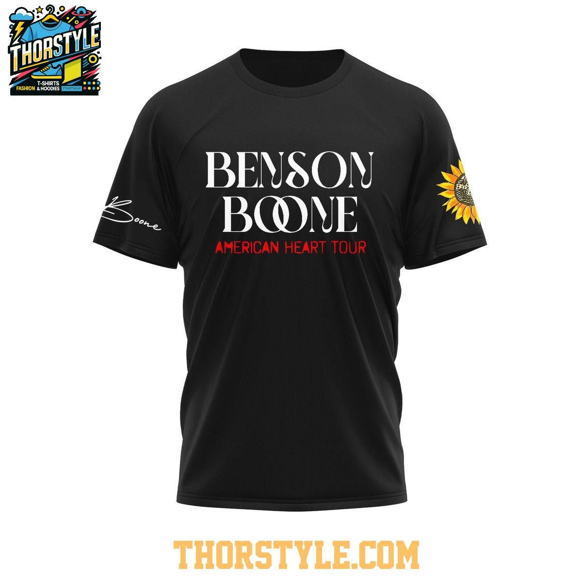 Benson Boone American Heart Tour 2025 Flower Boy Hoodie T-Shirt Benson Boone American Heart Tour 2025 Flower Boy Hoodie T-Shirt