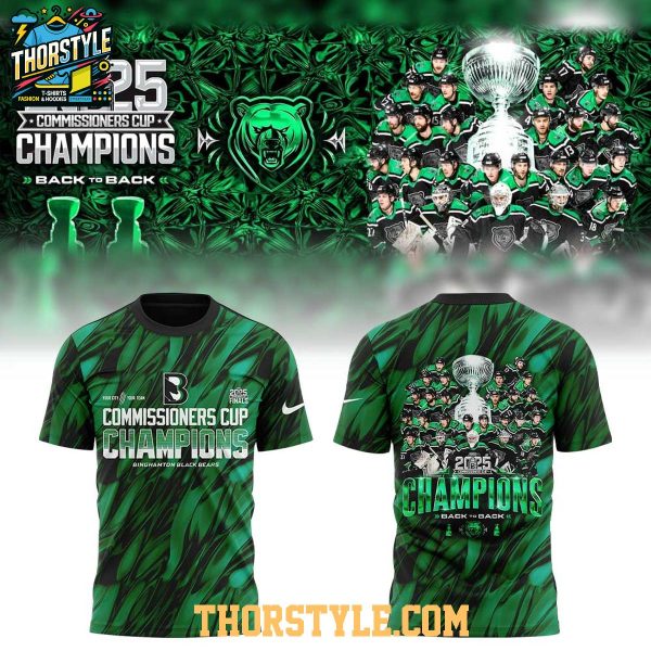 Binghamton Black Bears 2025 Commissioner’s Cup Finals Hoodie T-Shirt