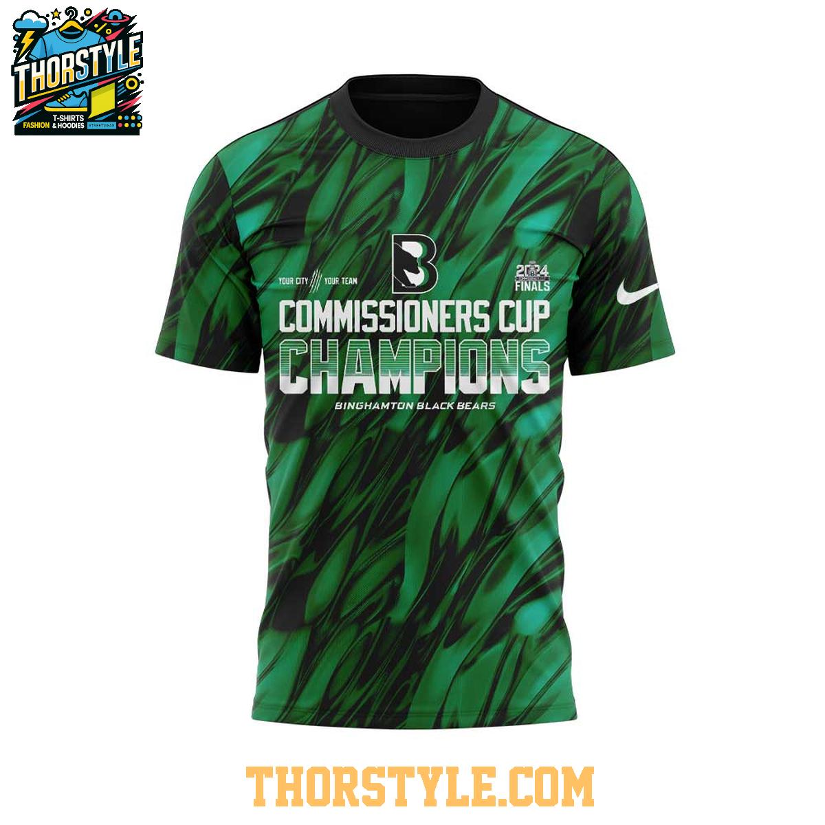 Binghamton Black Bears 2025 Commissioner’s Cup Finals Hoodie T-Shirt Binghamton Black Bears 2025 Commissioner’s Cup Finals Hoodie T-Shirt