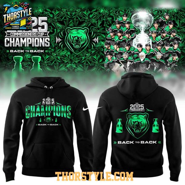 Binghamton Black Bears Celebrating 2025 Commissioner’s Cup Finals Hoodie T-Shirt