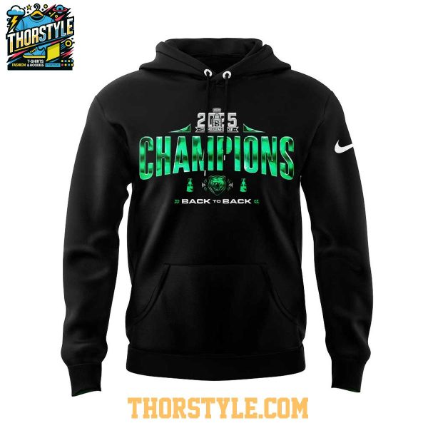 Binghamton Black Bears Celebrating 2025 Commissioner’s Cup Finals Hoodie T-Shirt