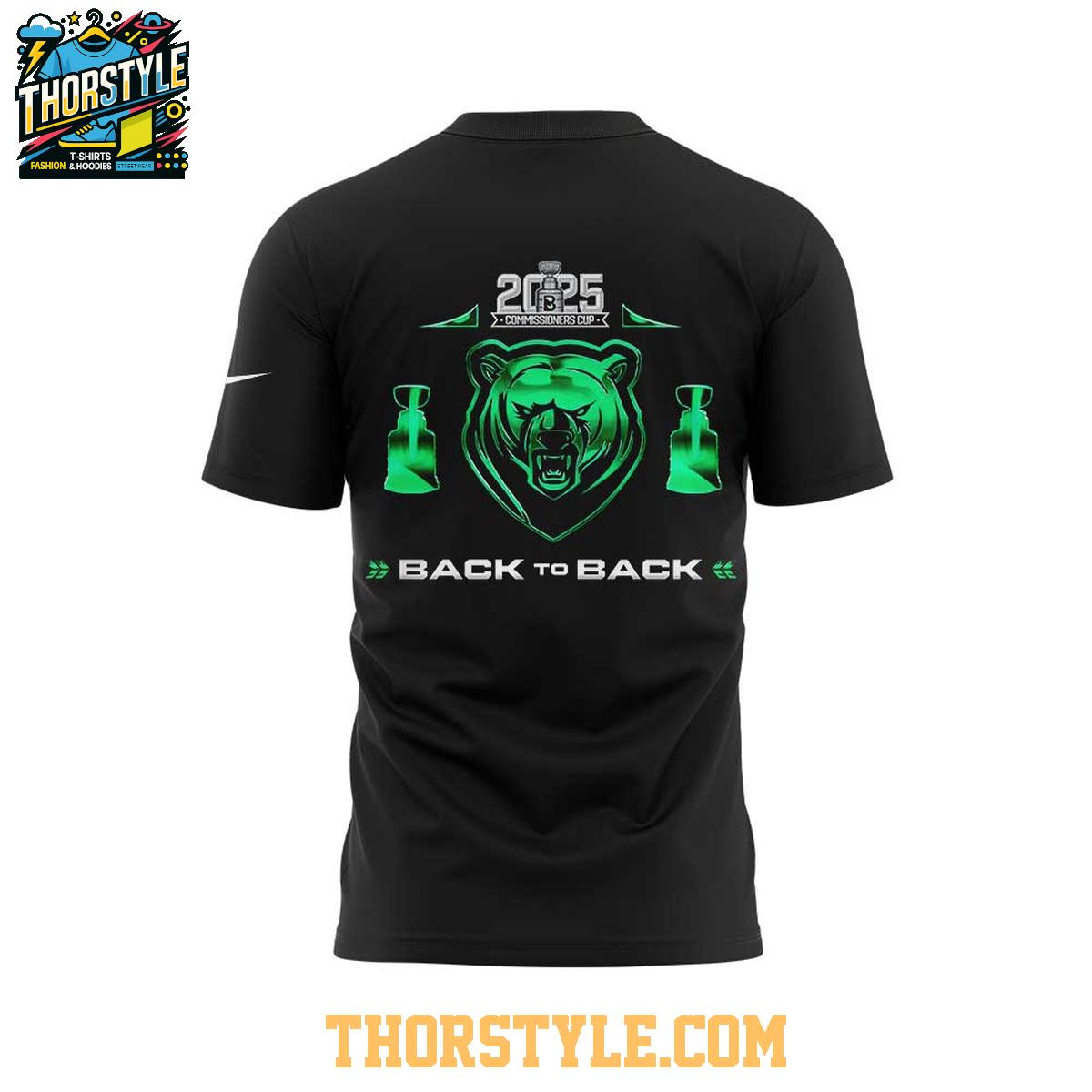 Binghamton Black Bears Celebrating 2025 Commissioner’s Cup Finals Hoodie T-Shirt Binghamton Black Bears Celebrating 2025 Commissioner’s Cup Finals Hoodie T-Shirt