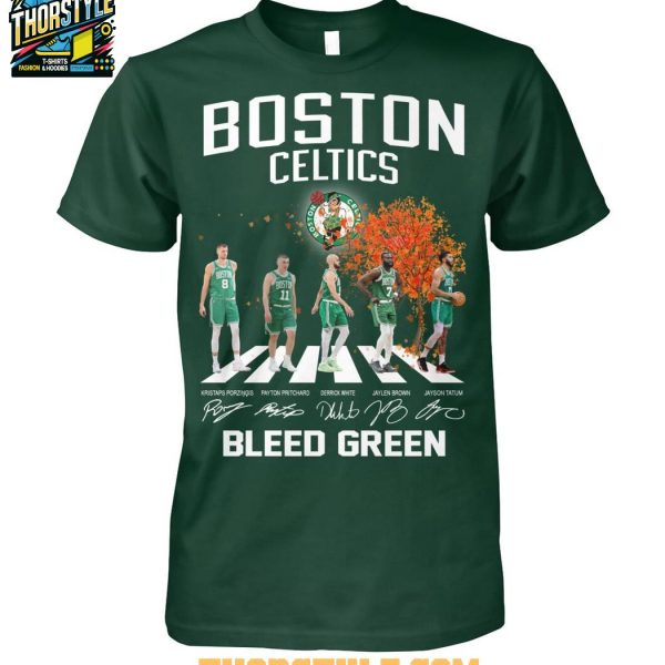 Boston Celtics NBA Best Team Bleed Green 2025 Tshirt
