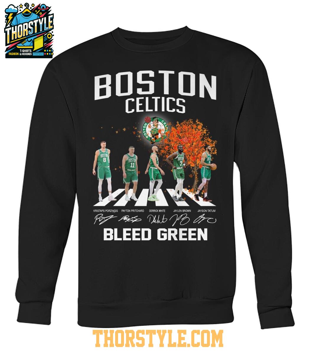 Boston Celtics NBA Best Team Bleed Green 2025 Tshirt Boston Celtics NBA Best Team Bleed Green 2025 Tshirt