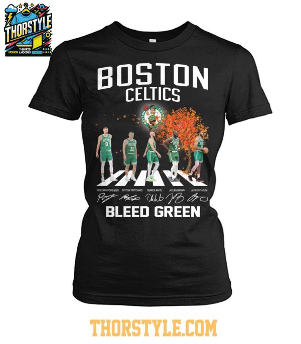 Boston Celtics NBA Best Team Bleed Green 2025 Tshirt