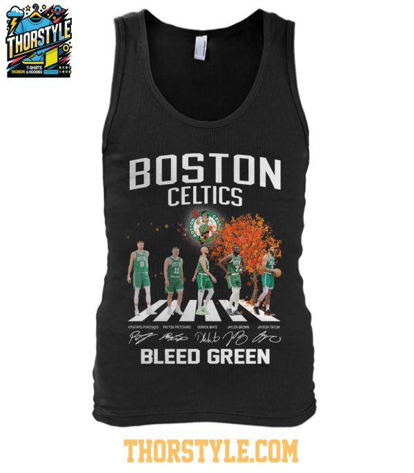 Boston Celtics NBA Best Team Bleed Green 2025 Tshirt