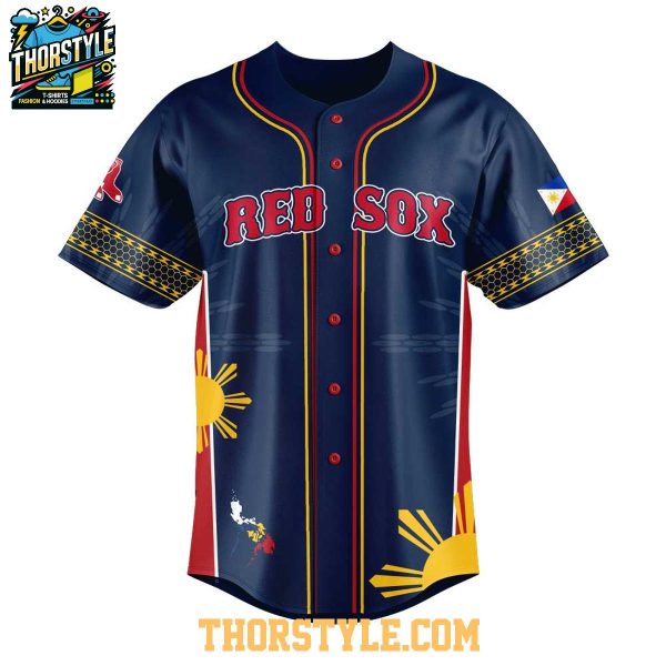 Boston Red Sox Filipino Heritage Night 2025 Celebration Baseball Jersey