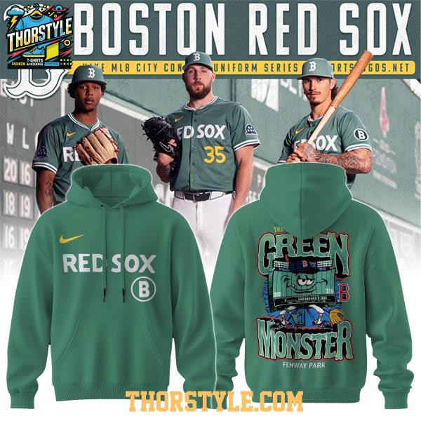 Boston Red Sox The Green Monster Fenway Park 2025 Hoodie T-Shirt