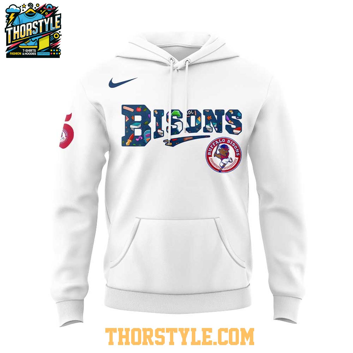 Buffalo Bisons Teacher Appreciation 2025 Teach Love Inspire Hoodie T-Shirt Buffalo Bisons Teacher Appreciation 2025 Teach Love Inspire Hoodie T-Shirt