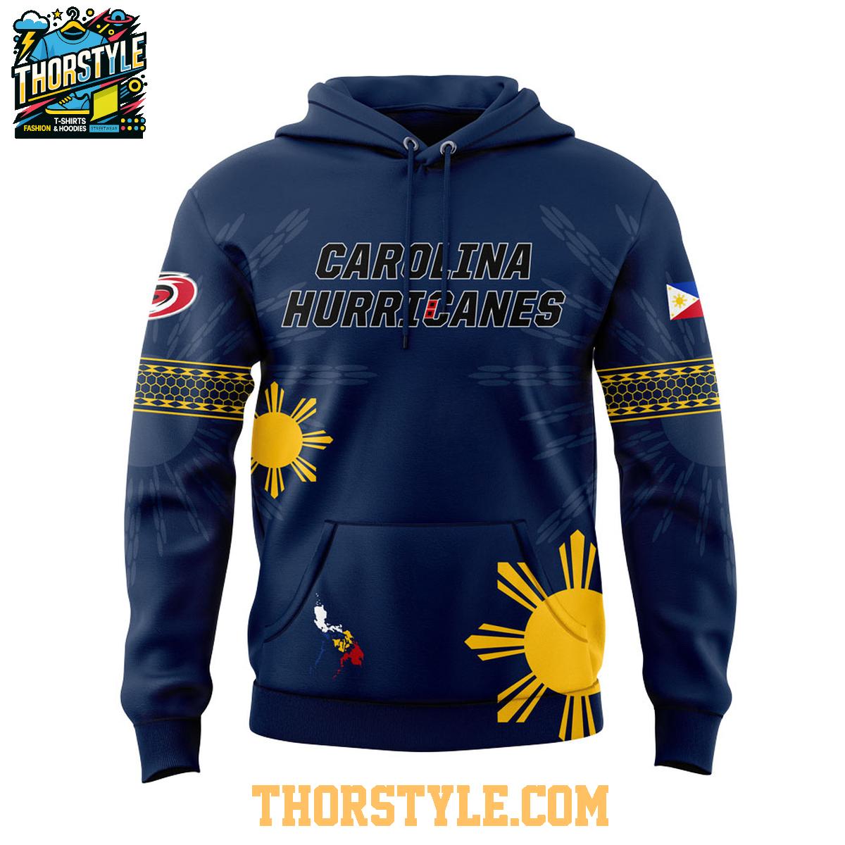Carolina Hurricanes Filipino Heritage 2025 Let's Celebrate Hoodie T-Shirt Carolina Hurricanes Filipino Heritage 2025 Let's Celebrate Hoodie T-Shirt