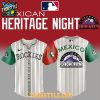 Cincinnati Reds Mexico 2025 Mexican Heritage Night Striped Baseball Jersey