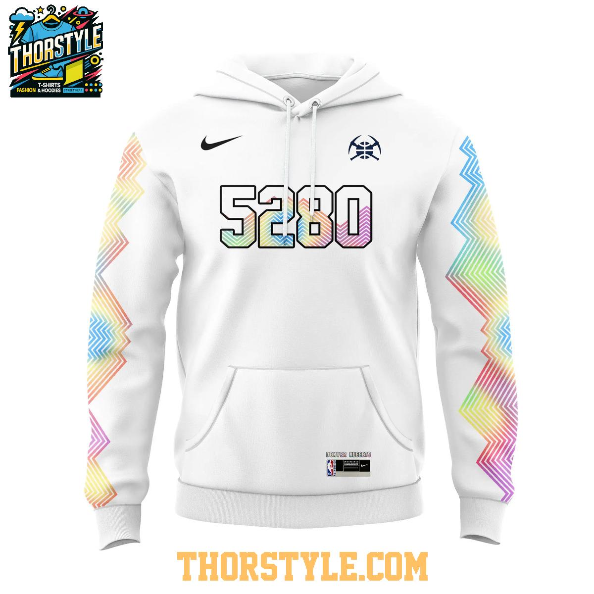 Denver Nuggets 5280 Mile High City Proud 2025 Hoodie T-Shirt Denver Nuggets 5280 Mile High City Proud 2025 Hoodie T-Shirt