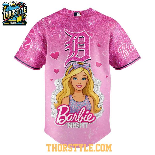 Detroit Tigers Barbie Night 2025 Be One Team Let’s Celebrate Baseball Jersey