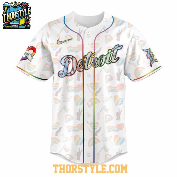 Detroit Tigers Celebration LGBTQ Pride Night 2025 Baseball Jersey