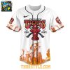 Detroit Tigers Firefighter Appreciation 2025 Fire Dept. Baseball Jersey