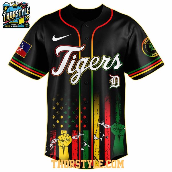 Detroit Tigers Juneteenth Day Honor 2025 Honor Night Baseball Jersey