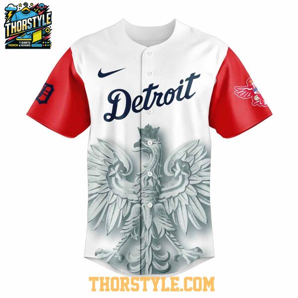 Detroit Tigers Polish Heritage Night 2025 Honor Baseball Jersey