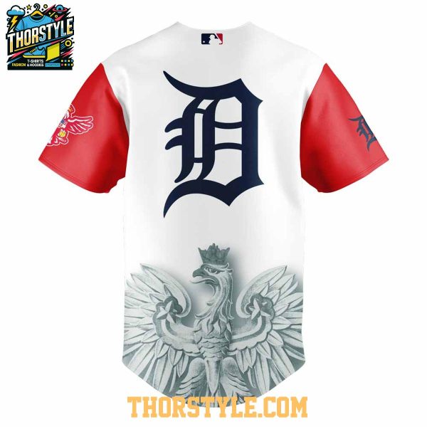 Detroit Tigers Polish Heritage Night 2025 Honor Baseball Jersey