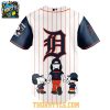 Detroit Tigers Snoopy Happy Fathers Day Peanuts 2025 Baseball Jersey