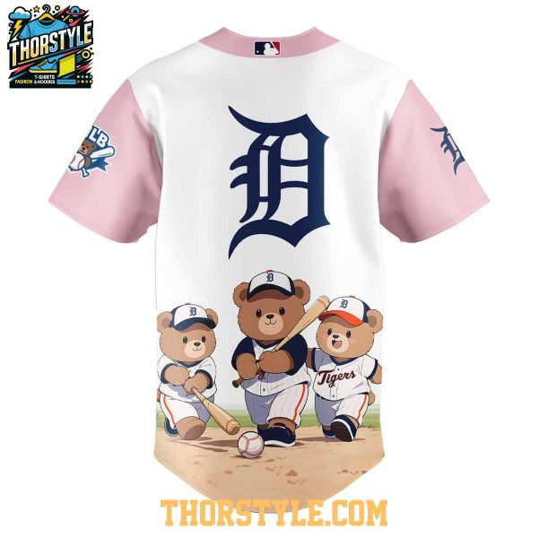 Detroit Tigers Teddy Bear 2025 Dream Team MLB Baseball Jersey