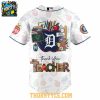 Detroit Tigers Thank You My Teacher 2025 Appreciation Baseball Jersey