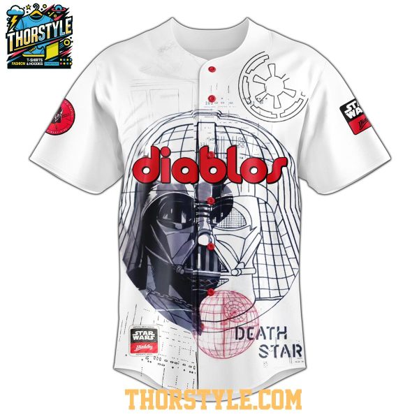 Diablos Rojos Del México Star War 2025 Memories Baseball Jersey
